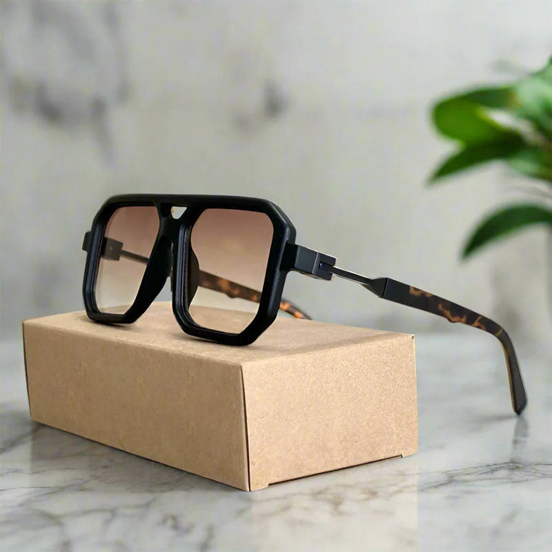 Solis Oversized Square Frame Sunglasses