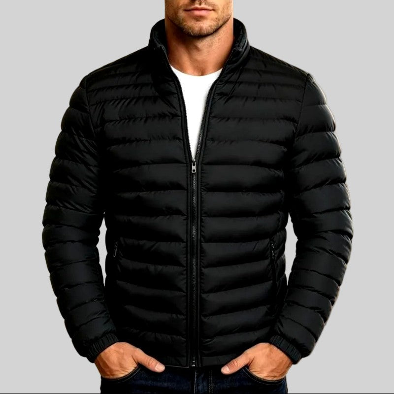 Stefan - Men's Quilted Stand Collar Puffer Jacket 6