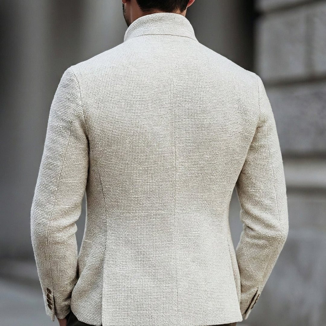 Abraham - Men's Waffle-Knit Button-Front Cardigan