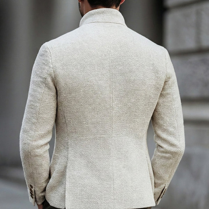 Abraham - Men's Waffle-Knit Button-Front Cardigan