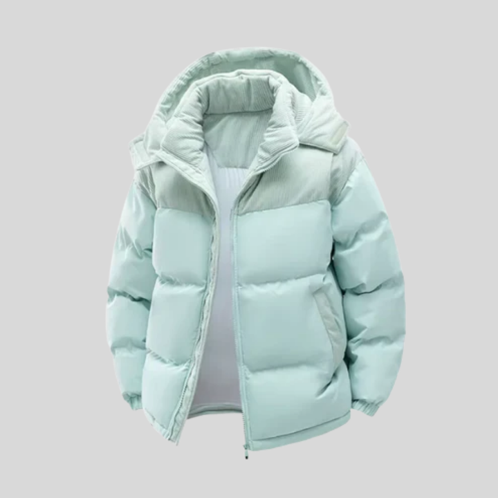 Andy - Men's Quilted Puffer Jacket with Hood
