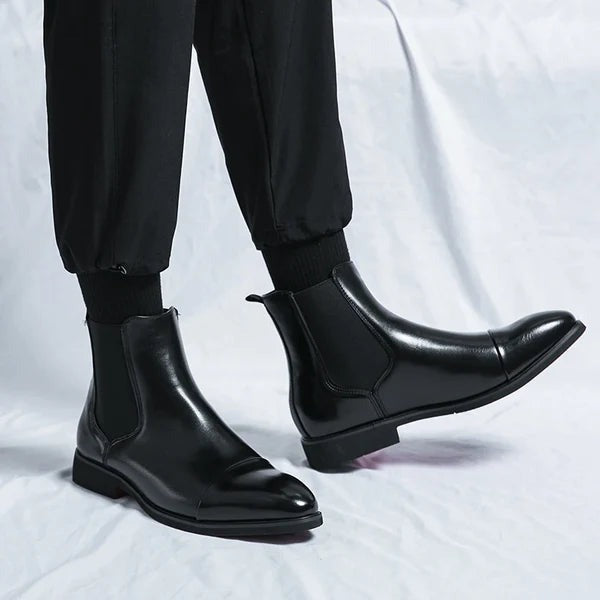 Anton - Men's Elastic Side Panel Chelsea Boots