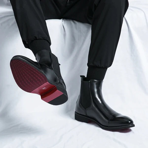 Anton - Men's Elastic Side Panel Chelsea Boots