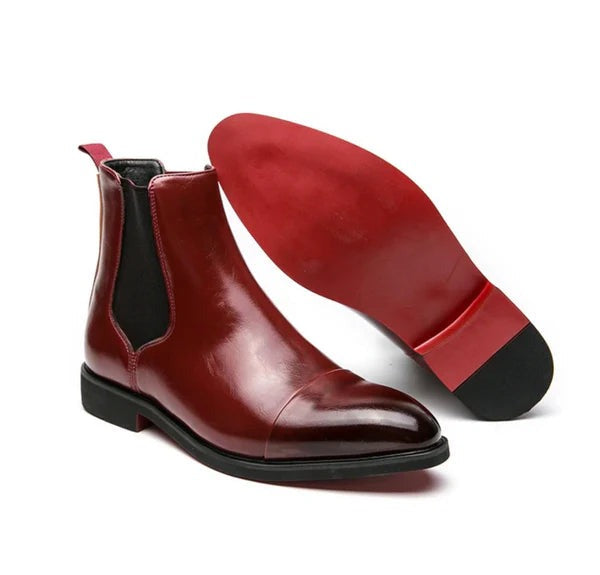 Anton - Men's Elastic Side Panel Chelsea Boots