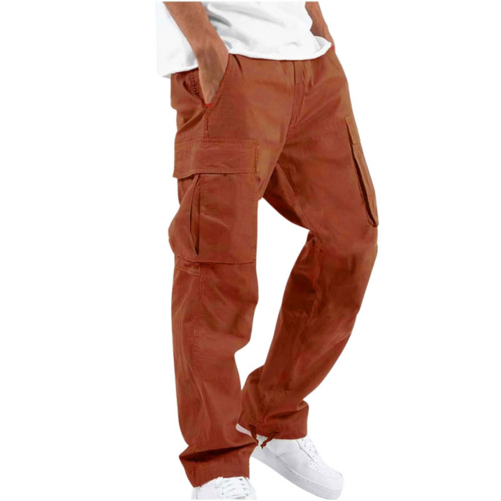 Calex - Men's Wide-Leg Cargo Pants with Flap Pockets
