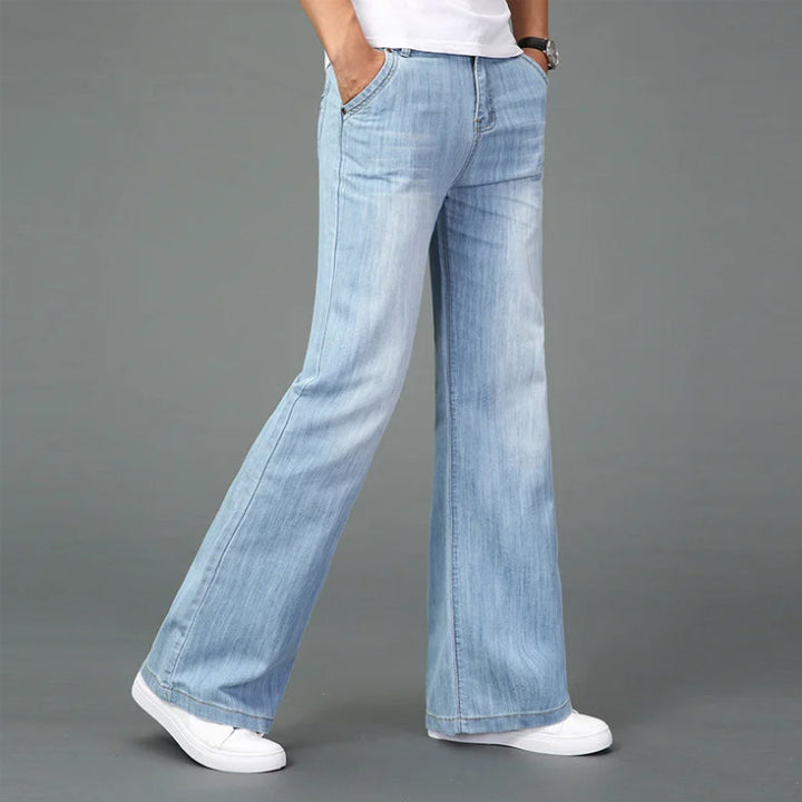Carlo - Men's Bootcut Jeans with Reinforced Stitching