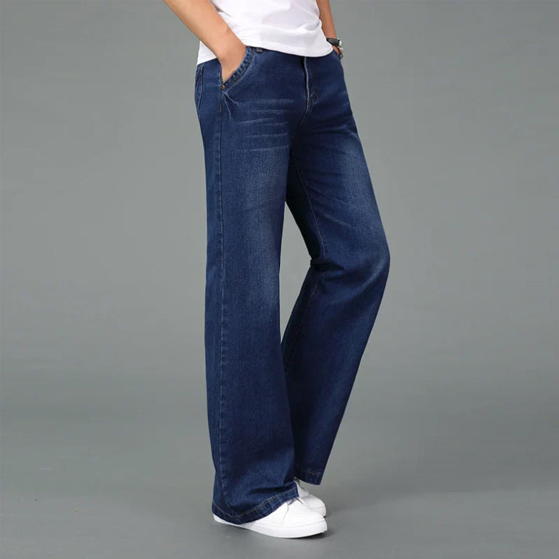 Carlo - Men's Bootcut Jeans with Reinforced Stitching