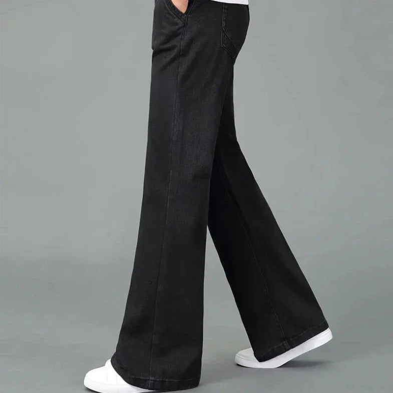 Carlo - Men's Bootcut Jeans with Reinforced Stitching