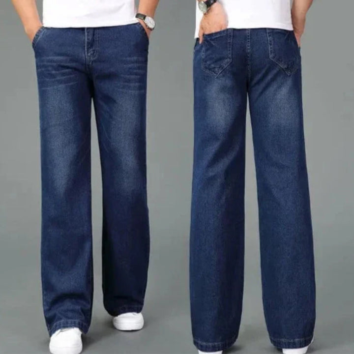 Carlo - Men's Bootcut Jeans with Reinforced Stitching