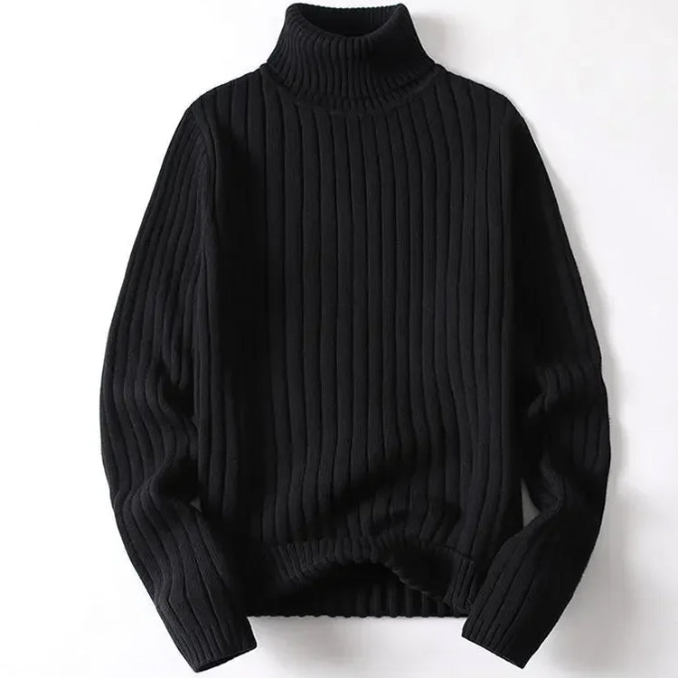 Cassian - Men's Ribbed Turtleneck Sweater