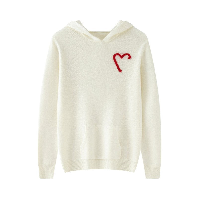 Dominic - Men's Wool Hooded Knit Top with Front Pocket 2