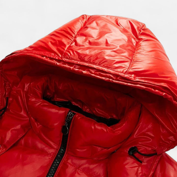 Donovan - Men's Quilted Puffer Jacket with Drawstring Hood