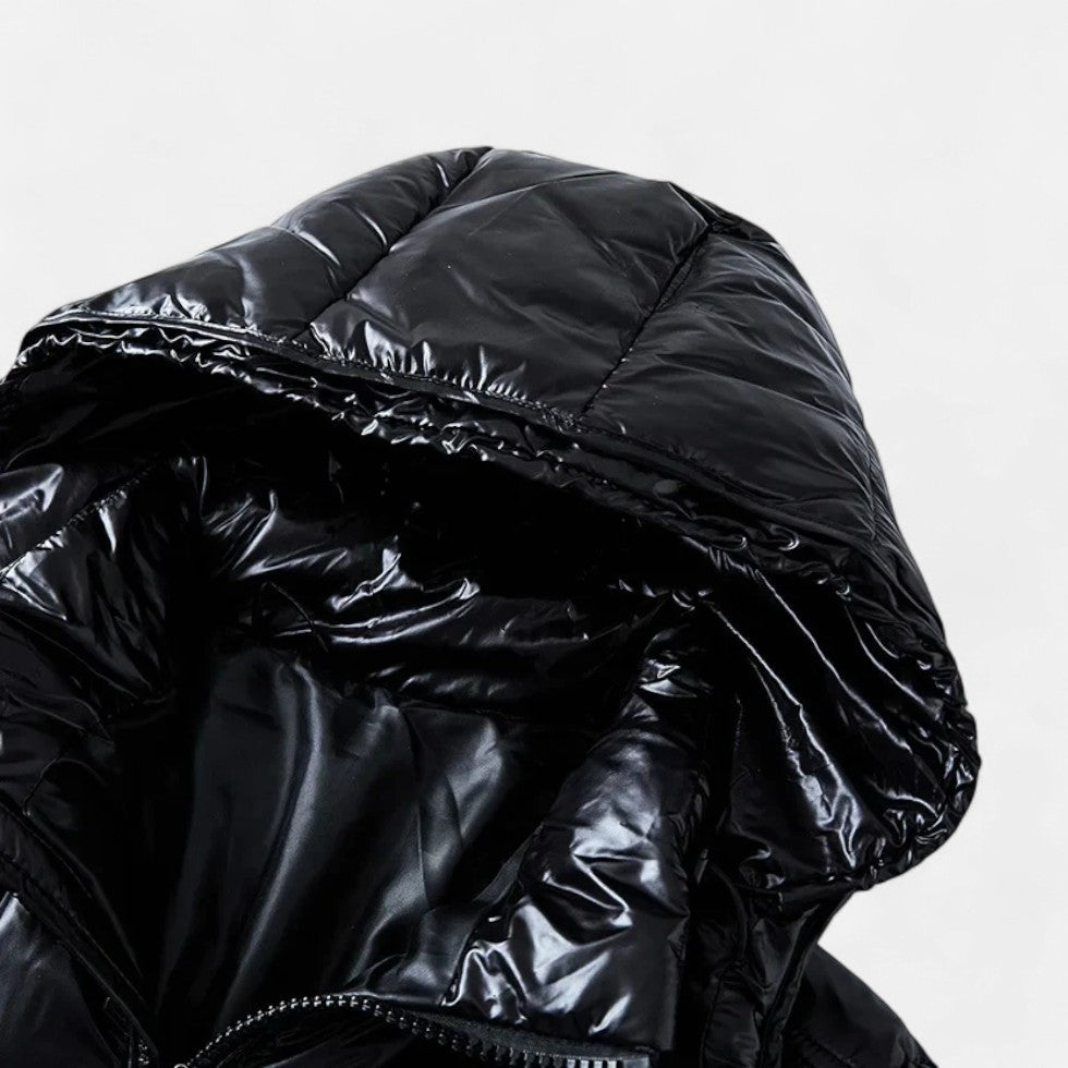 Donovan - Men's Quilted Puffer Jacket with Drawstring Hood