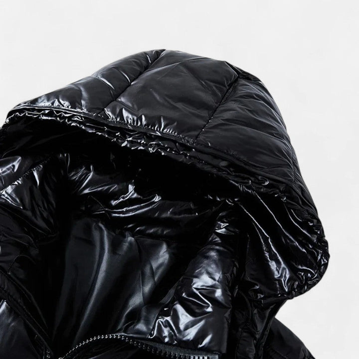 Donovan - Men's Quilted Puffer Jacket with Drawstring Hood