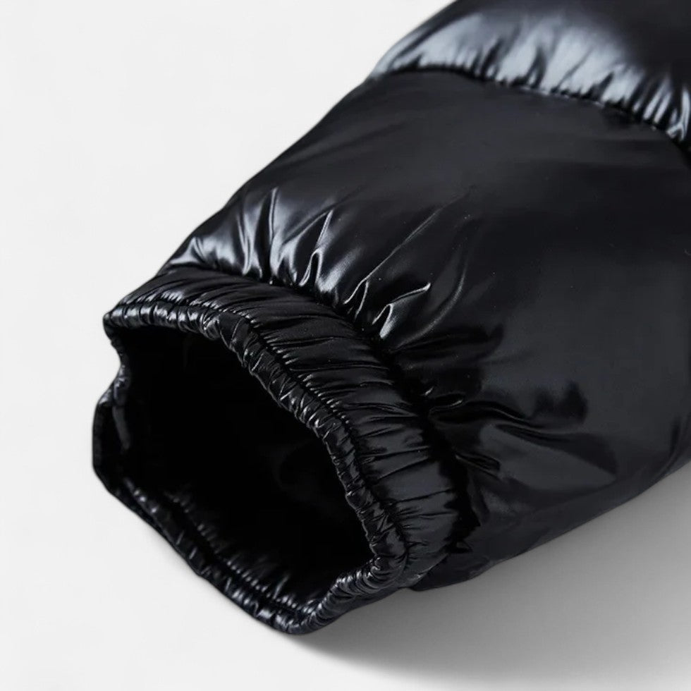 Donovan - Men's Quilted Puffer Jacket with Drawstring Hood