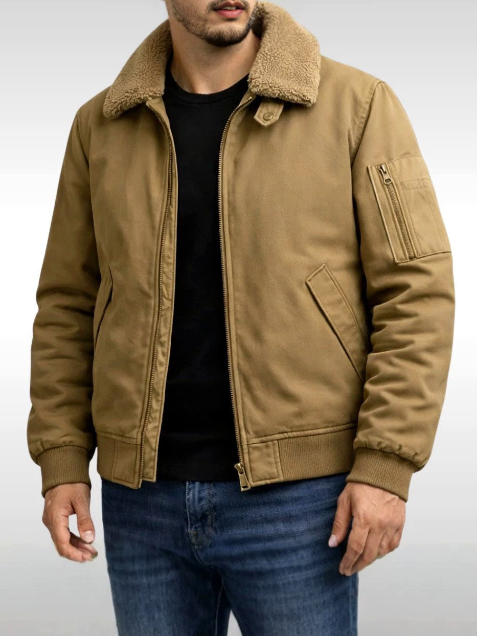 Elian – Men’s Jacket with Sleeve Zipper Pocket 3