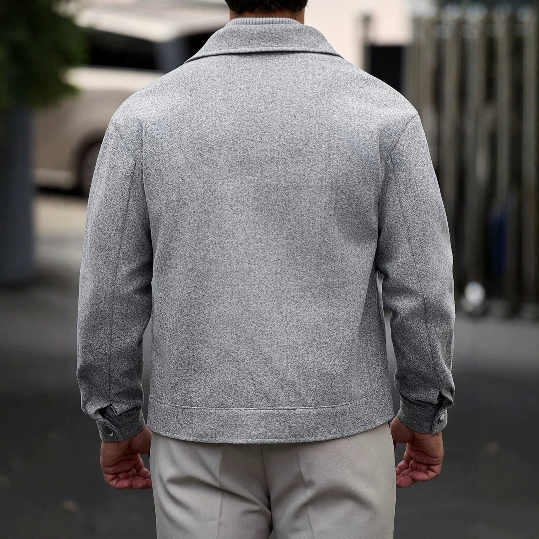 Elmo - Men's Collared Jacket with Flap Pockets 3