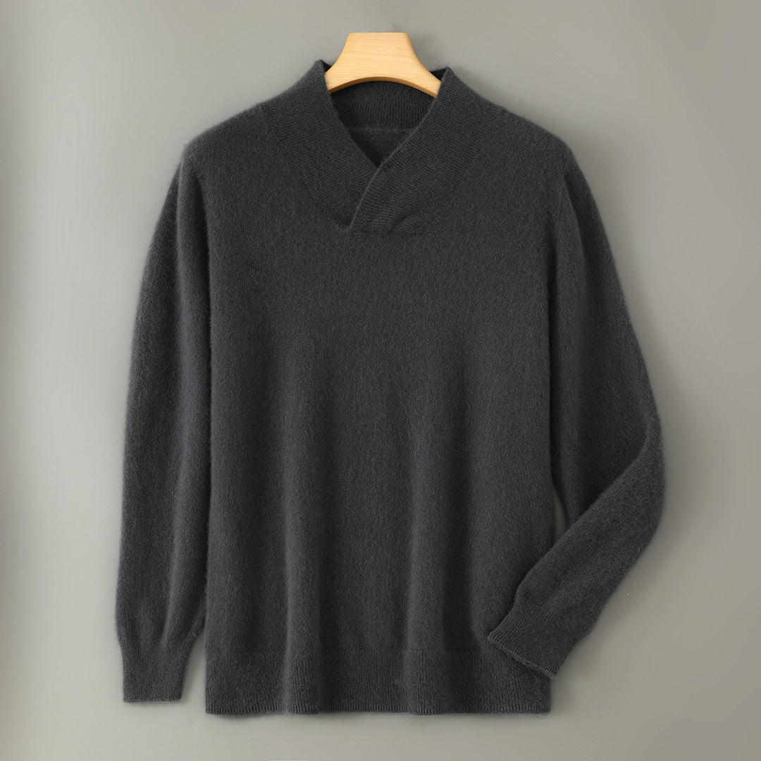 Frankie - Men’s Wool Shawl Collar Sweater 4