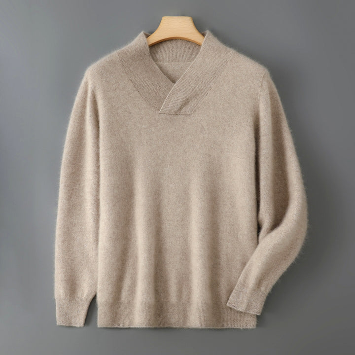 Frankie - Men’s Wool Shawl Collar Sweater 5