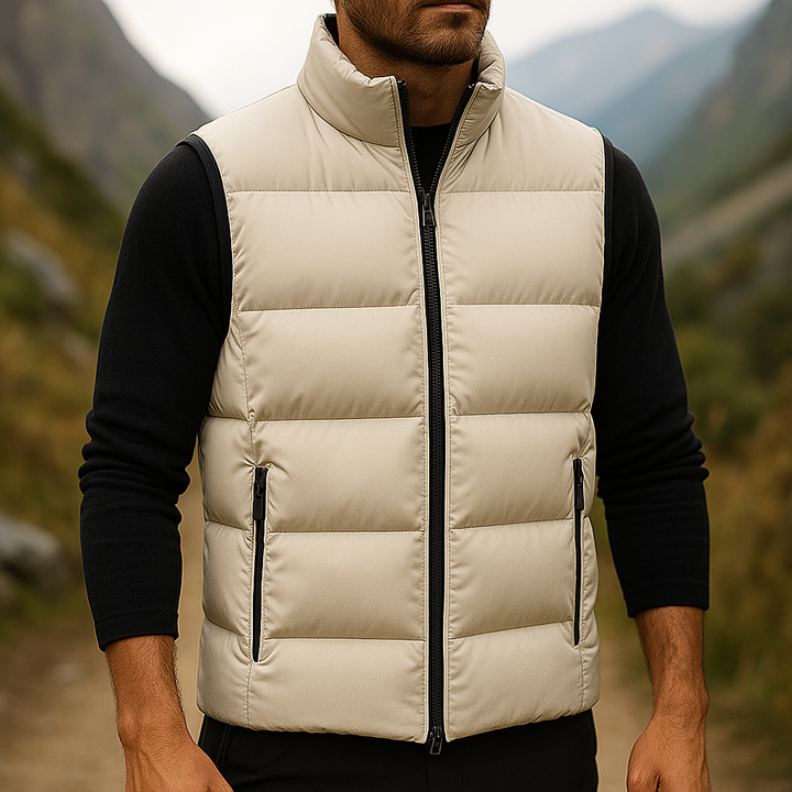 Harley - Men's Puffer Vest with Zip Pockets