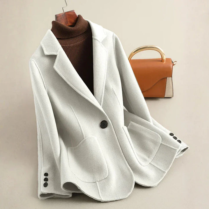 Karen - Women's Longline Blazer with Single-Button Closure