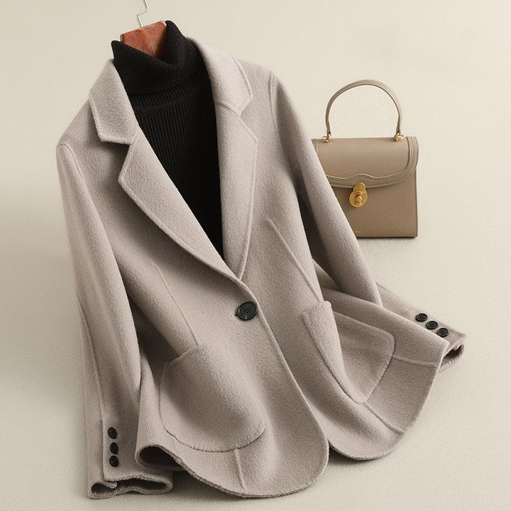 Karen - Women's Longline Blazer with Single-Button Closure