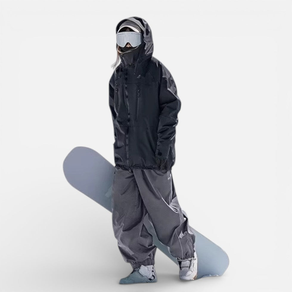 Keira - Women's Wide-Leg Ski Pants with Elasticated Waist