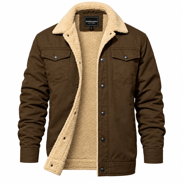 Leander - Men's Sherpa Lined Utility Jacket 6