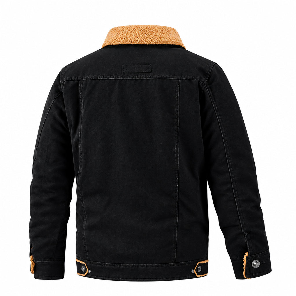 Leander - Men's Sherpa Lined Utility Jacket 8