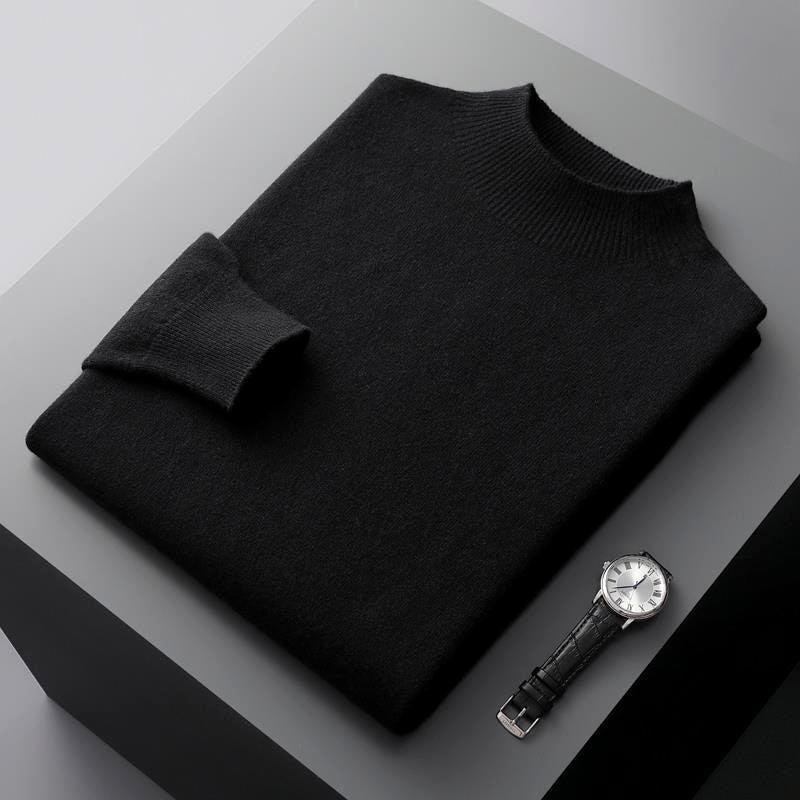 Ledger - Men’s Ribbed Neck Wool Sweater 4
