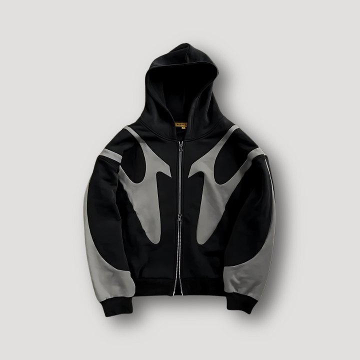 Lennox - Men's Flame-Graphic Zip Hoodie