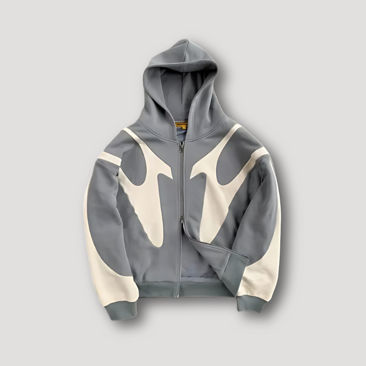 Lennox - Men's Flame-Graphic Zip Hoodie