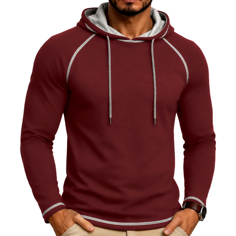  Levi - Men's Long Sleeve Drawstring Hoodie 5