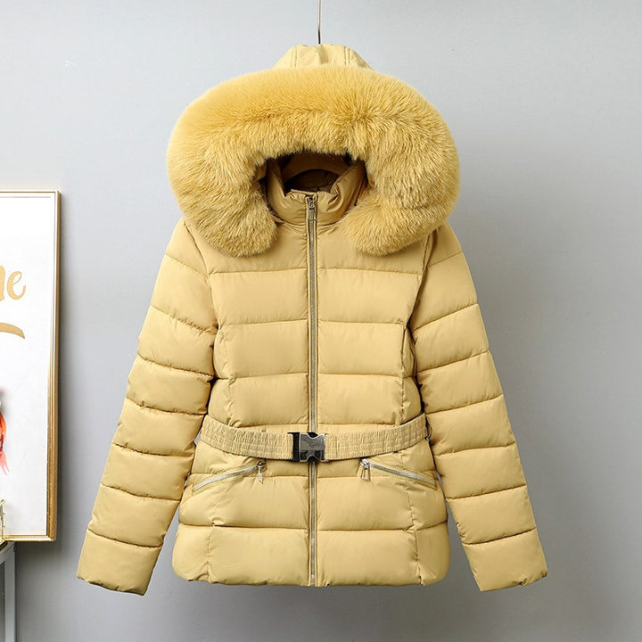 Liana - Women’s Hooded Puffer Jacket with Faux Fur Trim 4