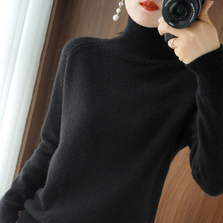 Miriam - Women’s Ribbed Turtleneck Knit Sweater 3