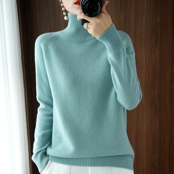 Miriam - Women’s Ribbed Turtleneck Knit Sweater 5