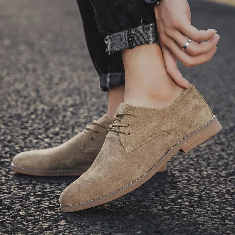 Ramon - Men's Lace-Up Suede Oxford Shoes