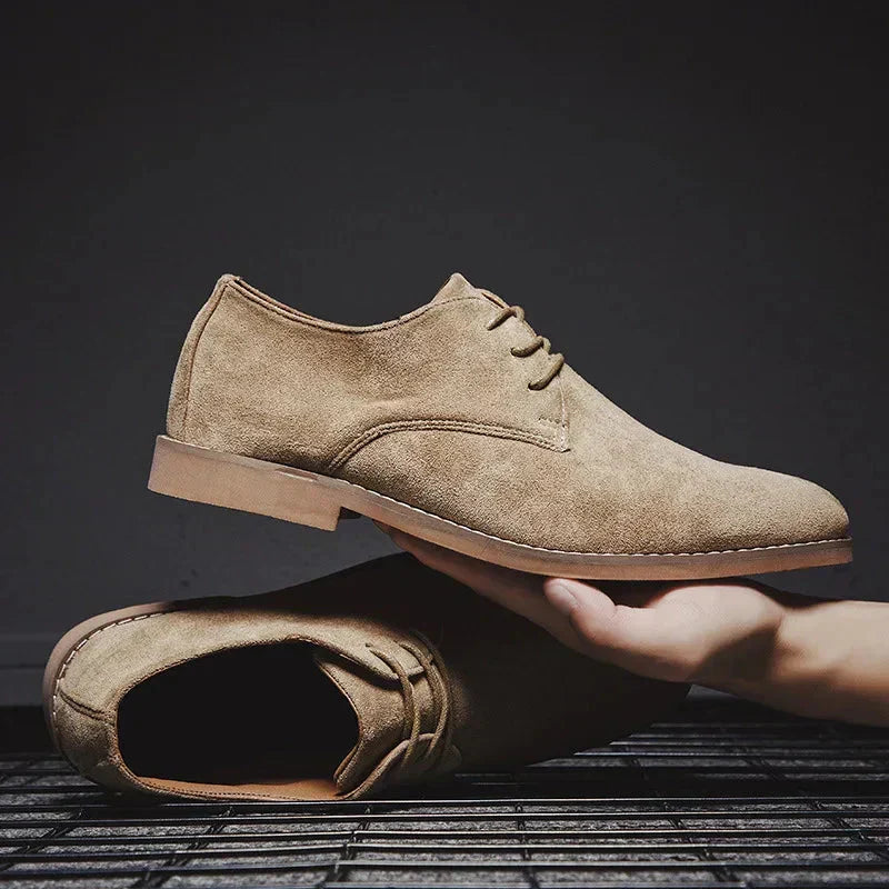 Ramon - Men's Lace-Up Suede Oxford Shoes