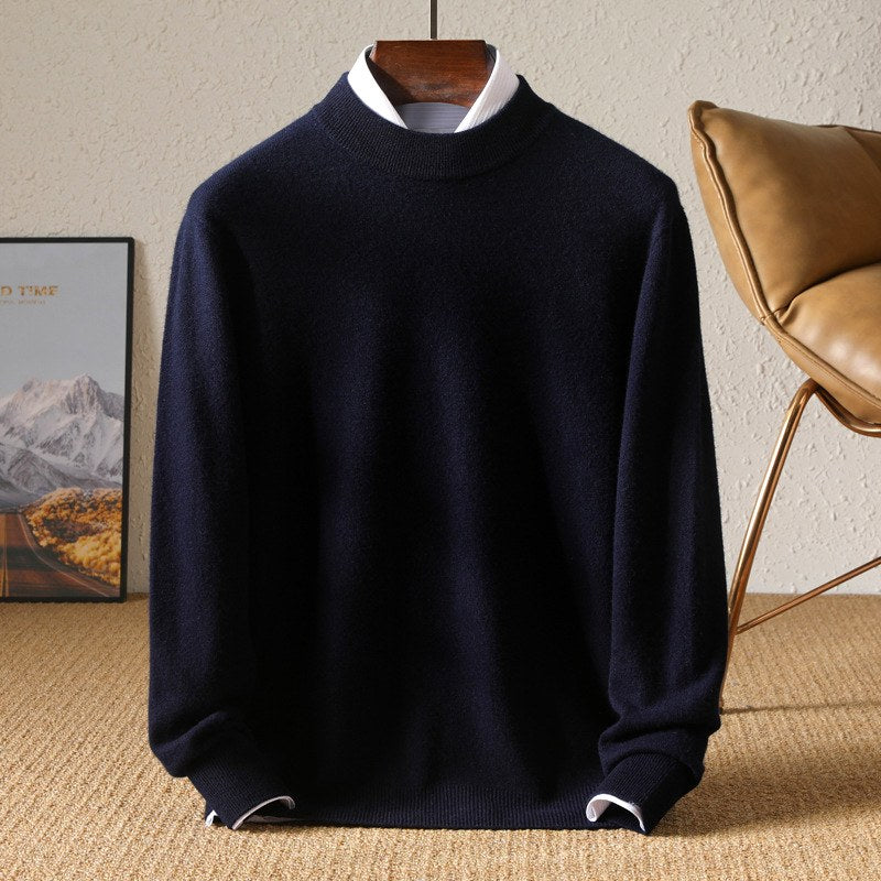 Rowdy - Men’s Wool Mock Neck Knit Sweater 2