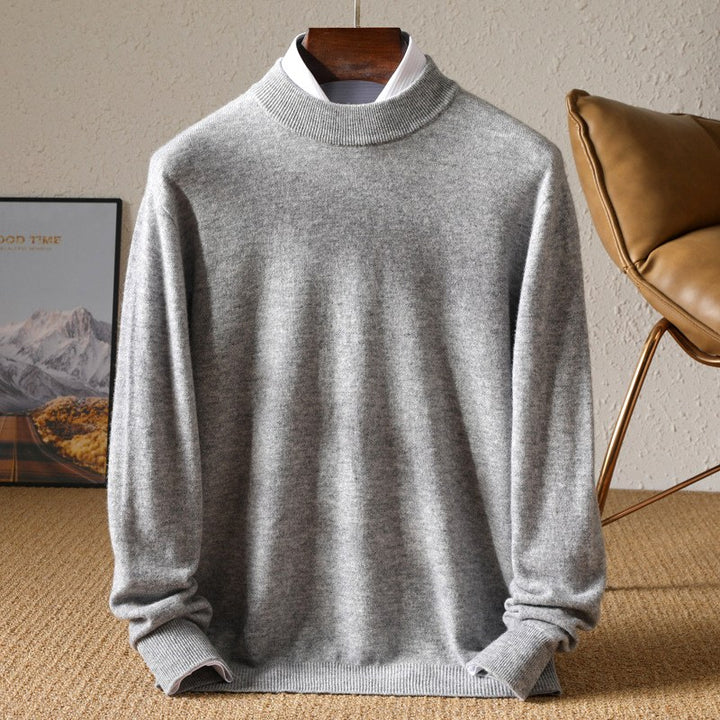 Rowdy - Men’s Wool Mock Neck Knit Sweater 5
