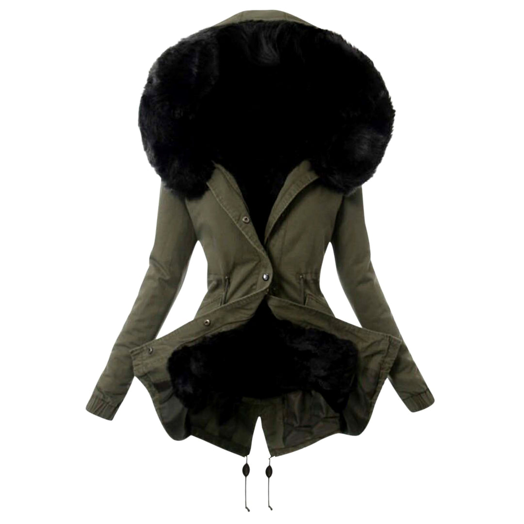 Sabrina - Women's Hooded Parka with Plush Fur Trim 1