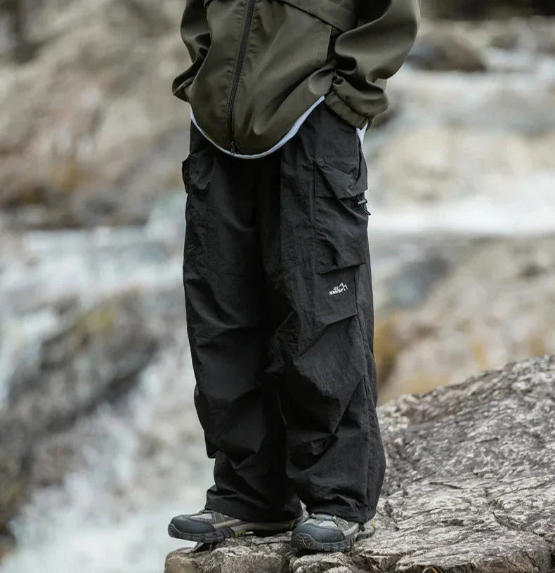 Walter - Men's Water-Resistant Cargo Pants with Drawstring Cuffs